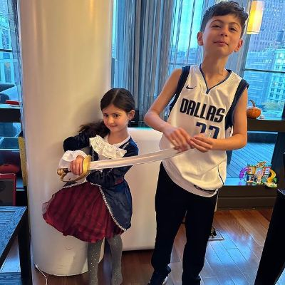 Both of them have dressed up for Halloween.